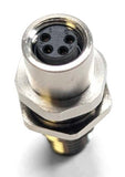 CAN + Power Bulkhead Connector M8 4P