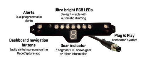 ShiftX3 Sequential Shift Light, Display and Alerts